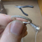 Fine diamond half eternity ring