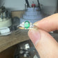 Emerald and diamond ring