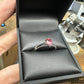 Custom silver solitaire