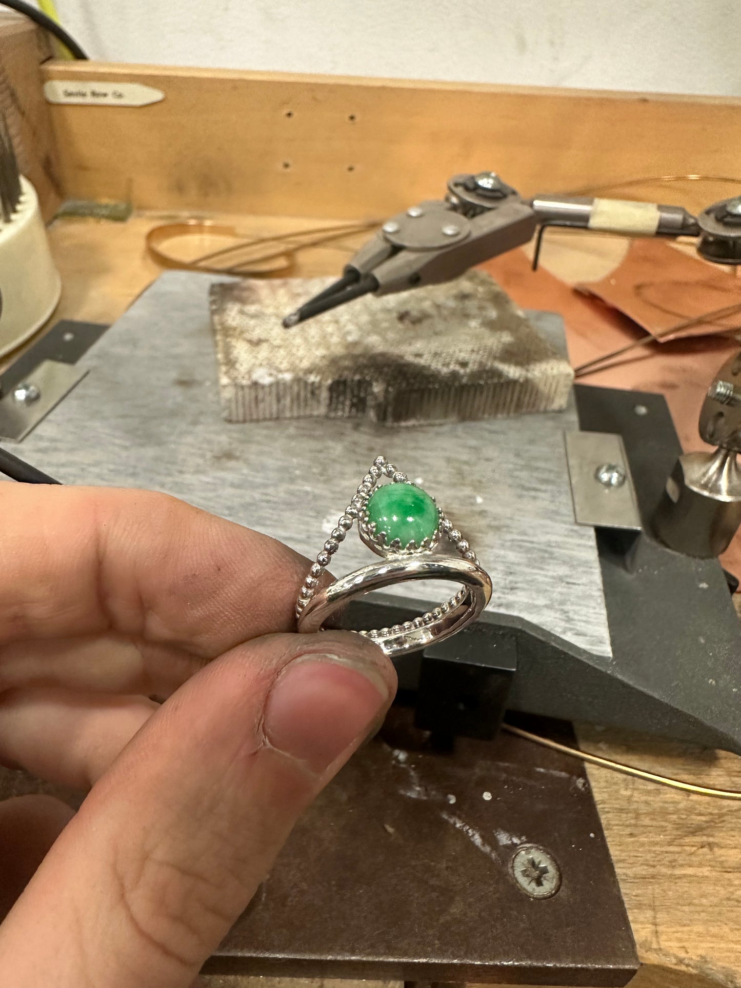 Jade Tiara Ring