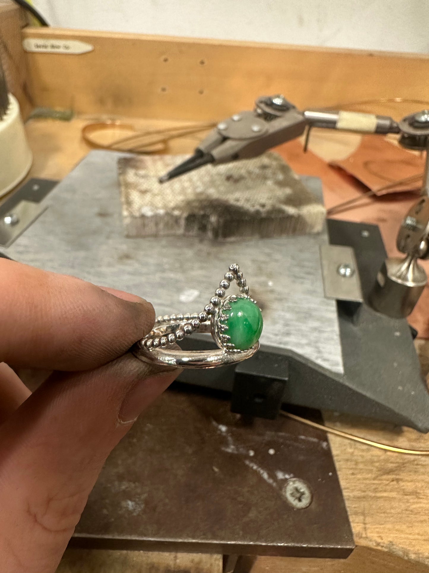 Jade Tiara Ring