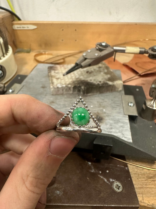 Jade Tiara Ring