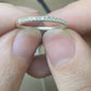 Fine diamond half eternity ring