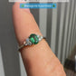 Emerald and diamond ring