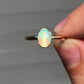 Opal gold ring